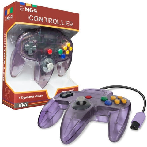 N64 Cirka Controller Atomic Purple