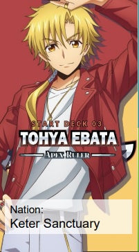 Cardfight!! Vanguard: Start Deck 03: Tohya Ebata - Apex Ruler