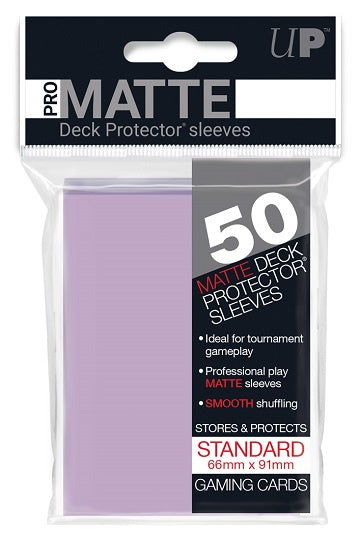 Ultra Pro Standard Pro Matte Deck Protector Card Sleeves 50ct - Lilac