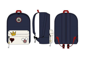 KINGDOM HEARTS - Navy Patch Backpack
