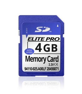 4GB SD Card 4 GB Digital Memory Card (Elite Pro)