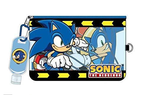 SONIC - 5 Pc YOUTH ESSENTIAL SET - 2MASKS LANYARD CASE BOTTLE COMBO