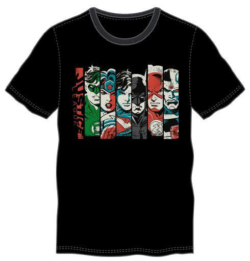 DC Comics - Justice League- Motif Adult T-Shirt