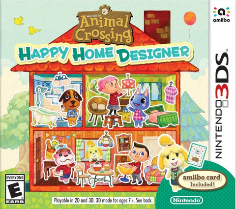 Animal Crossing Happy Home Designer - 3DS (Pre-owned)