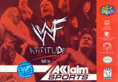 WWF Attitude - N64 (Pre-owned)