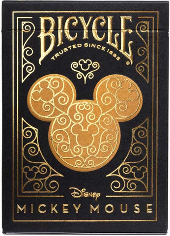 Bicycle Disney Black/Gold Mickey Playing Cards