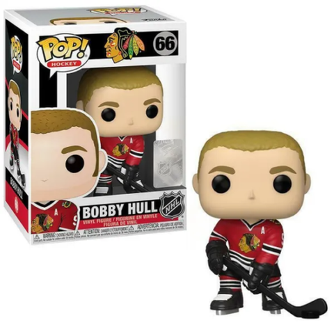 Funko POP! Hockey: Chicago Blackhawks Red Jersey - Bobby Hull #66 Vinyl Figure