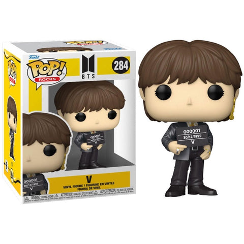 Funko POP! Rocks: BTS - V #284 Vinyl Figure (Box Wear)