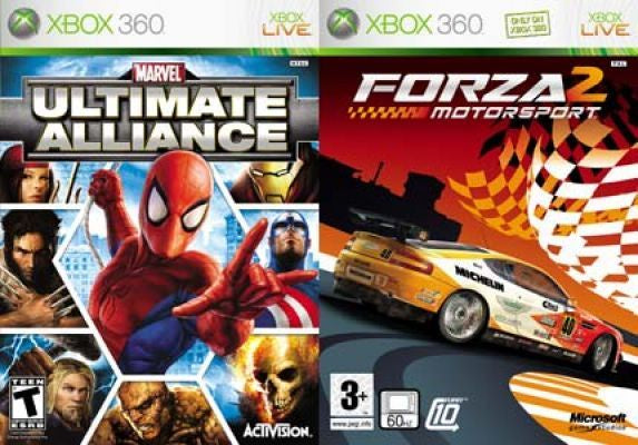 Marvel Ultimate Alliance & Forza 2 - Xbox 360 (Pre-owned)