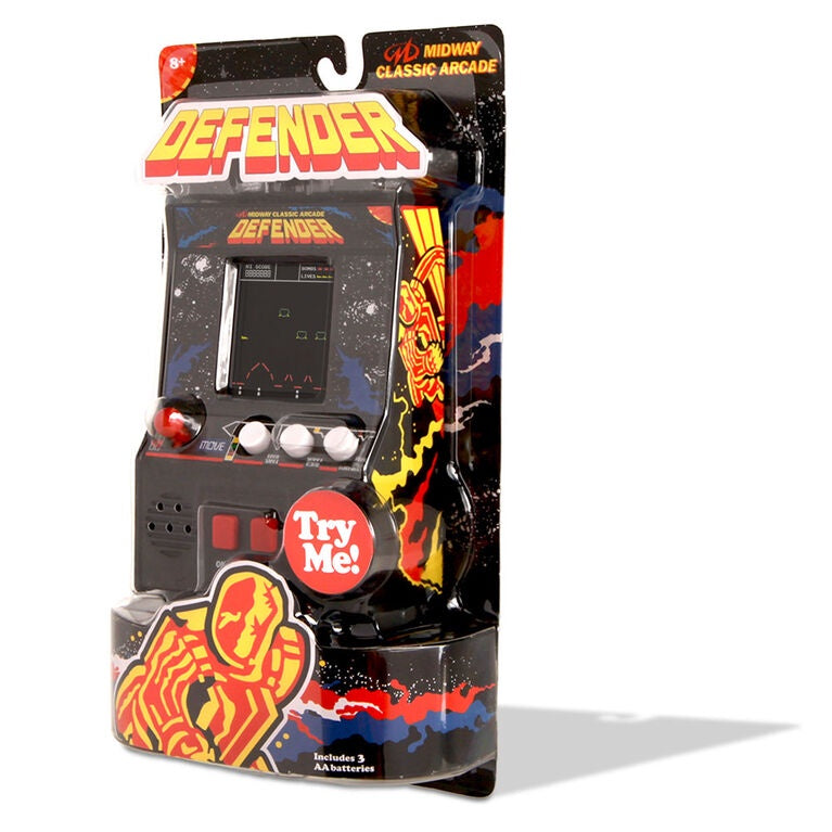 Arcade Classics - Defender Retro Mini Arcade Game (Some Shelf Wear)
