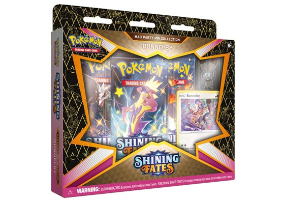 Pokemon: Shining Fates - Mad Party Pin Collection - Bunnelby