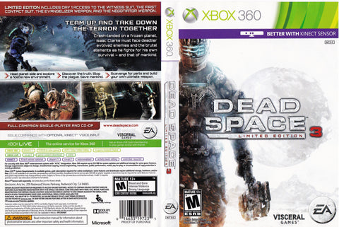 Dead Space 3 Limited - Xbox 360 (Pre-owned)