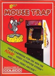 Mouse Trap (Black Label/White Cartridge) - Atari 2600 (Pre-owned)