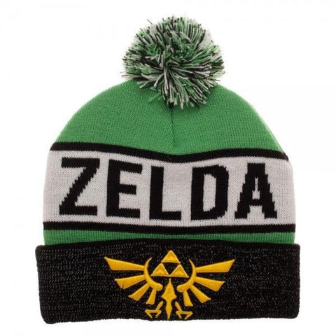 Bioworld Zelda College Reflective Cuff Pom Beanie