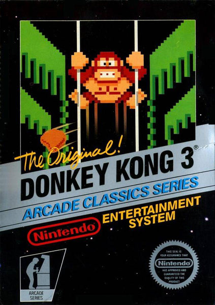 Donkey Kong 3 (3 Screw) - NES (Pre-owned)