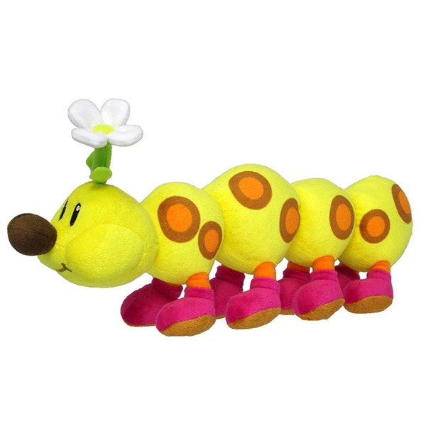 WIGGLER SUPER MARIO ALL STAR COL 13" PLUSH TOY