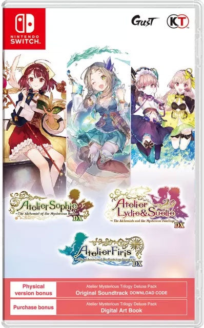 Atelier Mysterious Trilogy Deluxe Pack - Switch