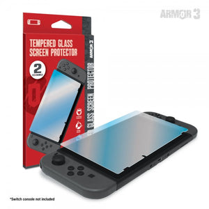 Switch Tempered Glass Screen Protector (2-Pack) (Armor 3))(M07263) - NSW