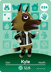 024 Kyle Authentic Animal Crossing Amiibo Card - Series 1