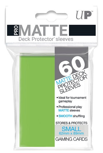 Ultra Pro Small Pro Matte Deck Protector Card Sleeves 60ct - Lime Green