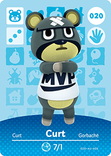 020 Curt Authentic Animal Crossing Amiibo Card - Series 1