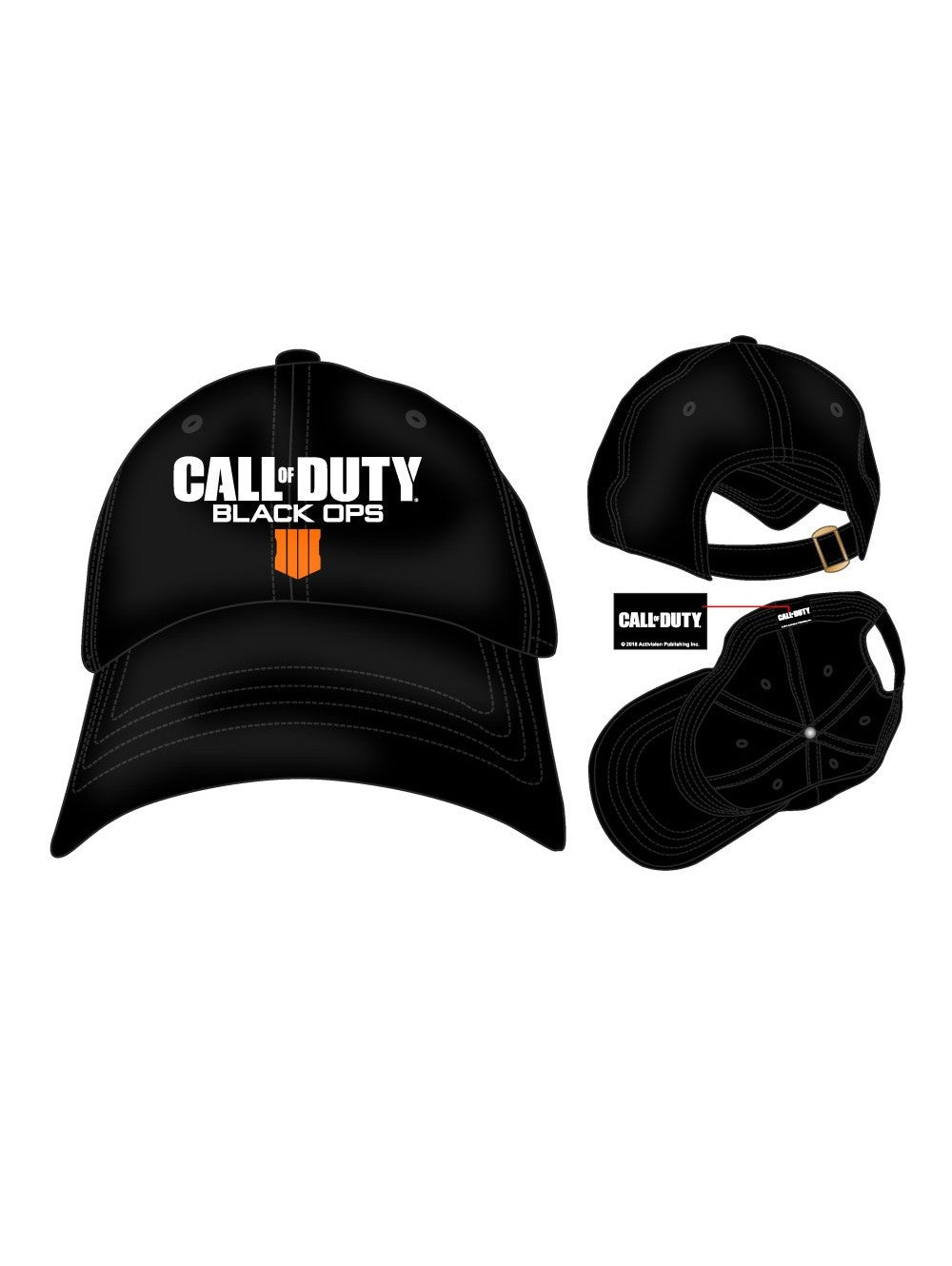 CALL OF DUTY - Black Ops Logo Black Adj Ballcap