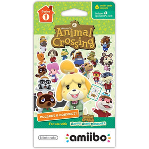 ANIMAL CROSSING AMIIBO CARD BOOSTER PACK - SERIES 1 (6 CARDS PER PACK)