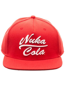 FALLOUT - Nuka Cola 3D Embroidered Snapback Cap Red