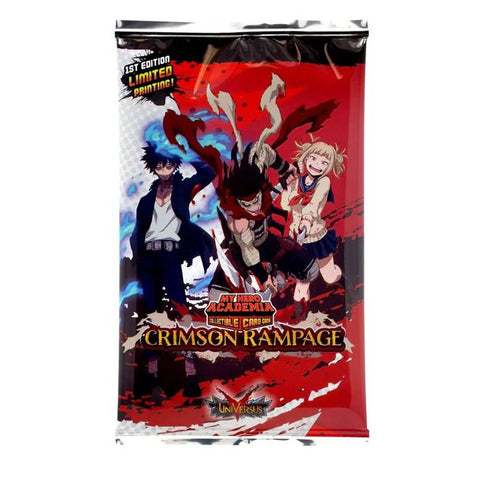 My Hero Academia CCG Booster Crimson Rampage Booster Pack