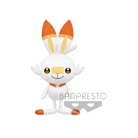 Pokemon Sword & Shield Scorbunny 8″ Plush [Banpresto]