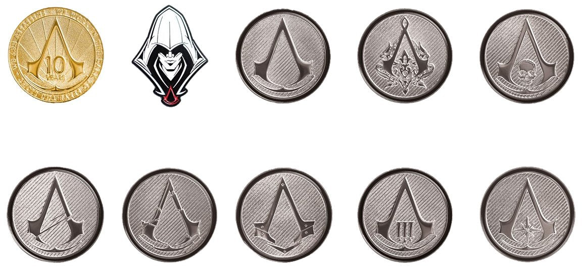 Assassin's Creed Collectible Pins (Series 1) - 1 Randomly Selected Blind Box