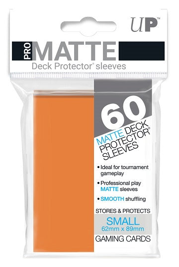 Ultra Pro Small Card Pro Matte Deck Protector Sleeves 60ct - Orange