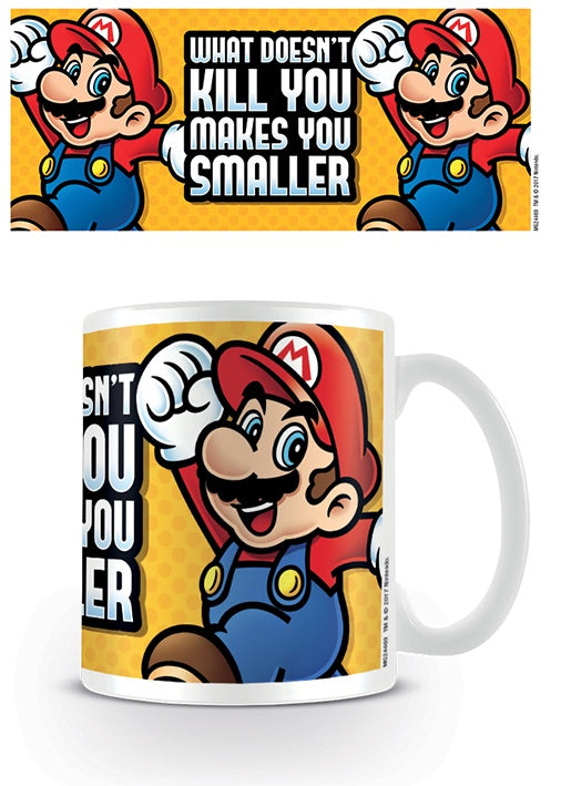 Super Mario - What Doesn't Kill You Makes You Smaller 11oz Ceramic Mug