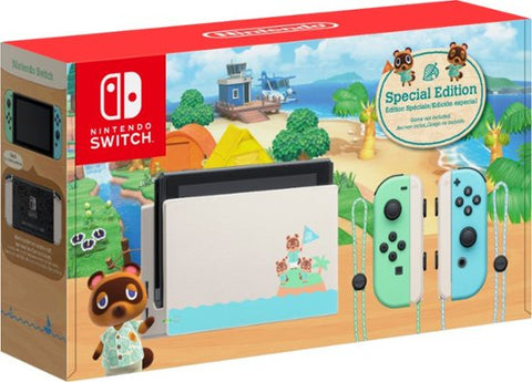Nintendo Switch: Animal Crossing New Horizons Edition System Console (One Per Customer, Available for Pick Up Only)