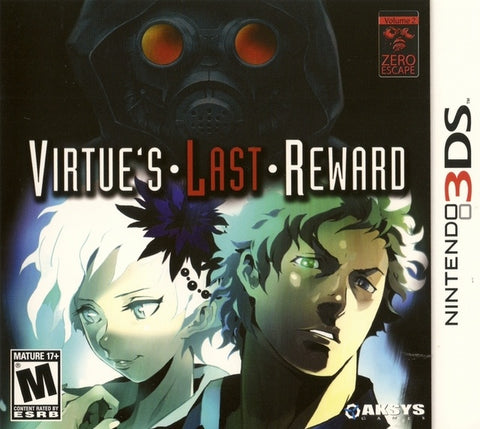 Zero Escape: Virtues Last Reward - 3DS (Pre-owned)