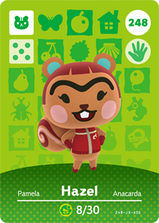 248 Hazel Authentic Animal Crossing Amiibo Card - Series 3