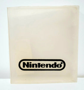 Official NES Nintendo Brand Plastic Hard Clamshell Cartridge Protector Case - Clear with Black Logo