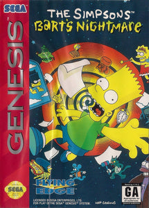The Simpsons: Bart's Nightmare - Genesis (Pre-owned)
