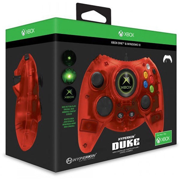 The “Duke” Throwback Wired Xbox One/PC Red Controller [Hyperkin]