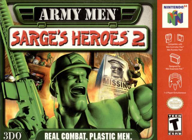 Army Men Sarge's Heroes 2 - N64 (Pre-owned)