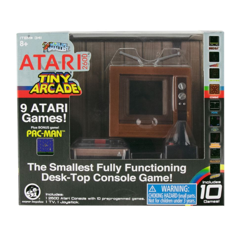 Tiny Arcade Atari 2600 Desk-Top Console (Box Damage)