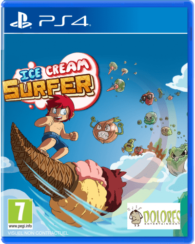 Ice Cream Surfer (PAL Import - Cover in French - Plays in English) - PS4