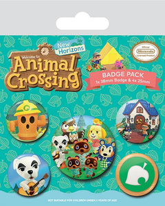Animal Crossing Islander Badge Pack