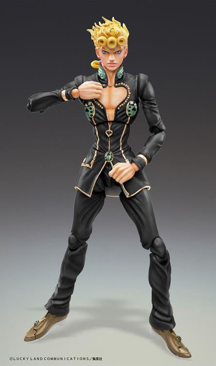 JoJo's Bizarre Adventure Super Action Statue Giorno Giovanna (Black Ver.)