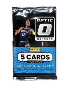 2021-22 Panini Donruss Optic Basketball Blaster Pack (5 Cards Per Pack)