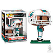 Funko POP! Football: Tua Tagovailoa #172 (Miami Dolphins Green Jersey) Vinyl Figure