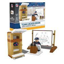 OYO Sports - NFL Team Locker Room - Interview Set Buildable Mini Figure - 117 pcs