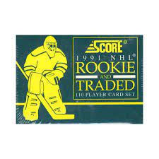 1991-92 Score Rookie and Traded 110 Player NHL Hockey Factory Sealed Card Set