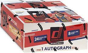 2020-21 NBA Panini Donruss Basketball Trading Card Retail Box (24 Cards Per Pack, 1 Autograph Per Box)