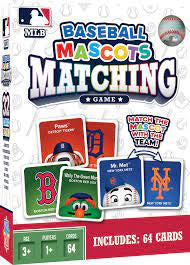 MLB League Mascots Matching Game